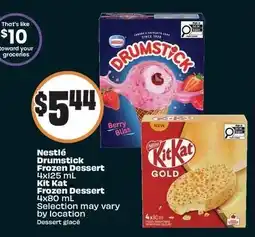 FreshCo Nestlé drumstick frozen dessert kit kat frozen dessert offer