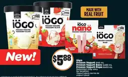 FreshCo Iögo frozen yogurt frozen yogurt bars frozen yogurt pops offer
