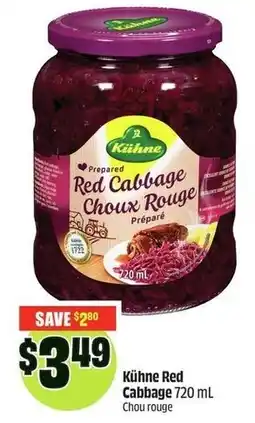 FreshCo Kühne red cabbage offer