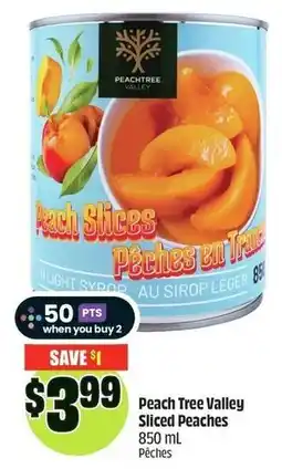 FreshCo Peach tree valley sliced peaches offer