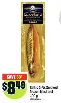 FreshCo Baltic gifts smoked frozen mackerel offer