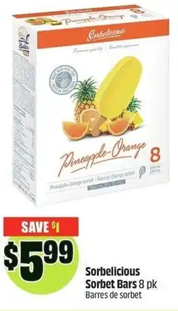 FreshCo Sorbelicious sorbet bars offer
