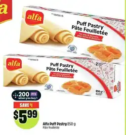 FreshCo Alfa puff pastry offer