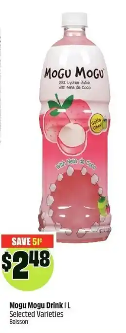 FreshCo Mogu mogu drink offer