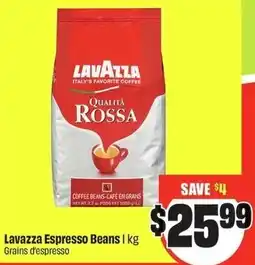 FreshCo Lavazza espresso beans offer