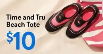 Walmart Time and tru beach tote offer