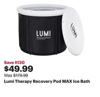 Best Buy Lumi Therapy Recovery Pod MAX Ice Bath offer
