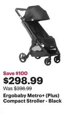 Best Buy Ergobaby Metro+ (Plus) Compact Stroller - Black offer