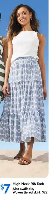Walmart High neck rib tank offer