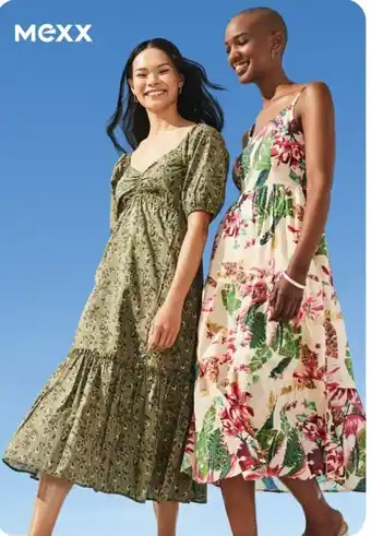 Walmart Mexx sweetheart puff-sleeved maxi dress offer