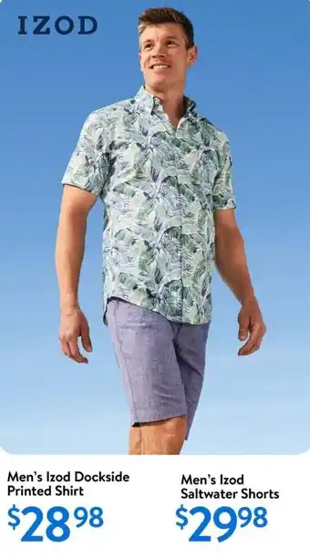 Walmart Izod men's saltwater shorts offer
