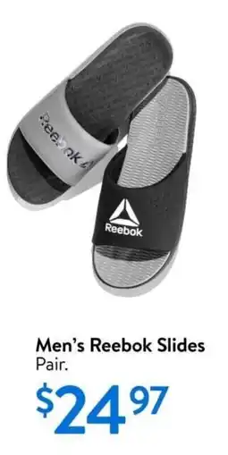Walmart Reebok men's slides offer