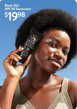 Walmart Black girl SPF 30 sunscreen offer