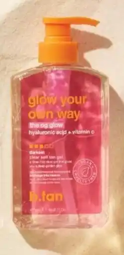 Walmart b.tan glow your own way tan gel offer