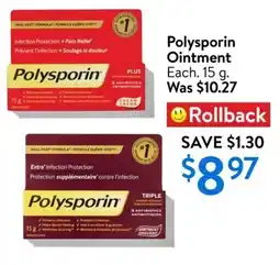 Walmart Polysporin ointment offer
