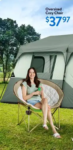 Walmart Oversized cozy chair offer
