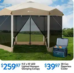 Walmart Led lighted hexagon glamping canopy offer