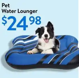 Walmart Pet water lounger offer