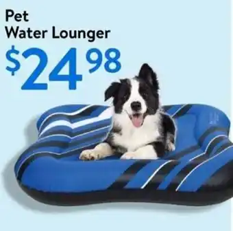 Walmart Pet water lounger offer