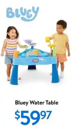 Walmart Bluey water table offer