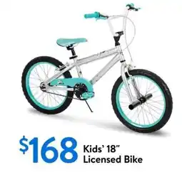 Walmart Kids' Licensed Bike offer