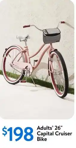 Walmart Adults' capital cruiser bike offer