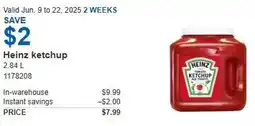 Costco Heinz ketchup offer