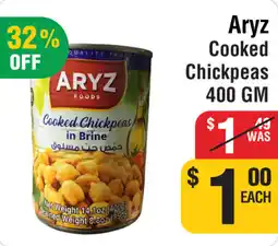 Iqbal Foods Aryz cooked chickpeas offer