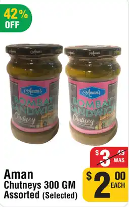 Iqbal Foods Aman chutneys offer