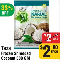 Iqbal Foods Taza frozen shredded coconut offer