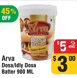 Iqbal Foods Arva dosa/idly dosa batter offer