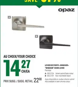 BMR LEVIER DE PORTE  WINDSOR  offer