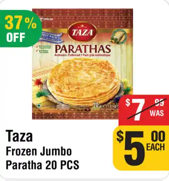 Iqbal Foods Taza frozen jumbo paratha offer