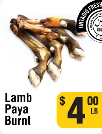 Iqbal Foods Lamb paya burnt offer