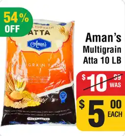 Iqbal Foods Aman's multigrain atta offer