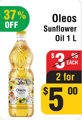 Iqbal Foods Oleos sunflower oil offer