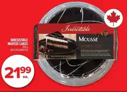 Metro Irresistible mousse cakes offer