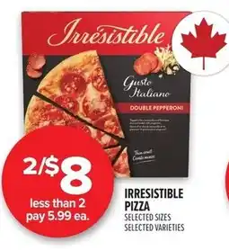 Metro Irresistible pizza offer