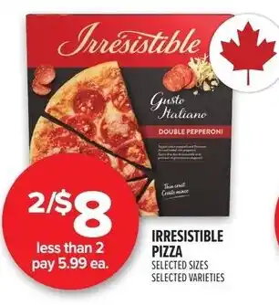 Metro Irresistible pizza offer