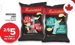 Metro Irresistible chips offer