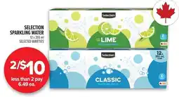Metro Selection sparkling water offer