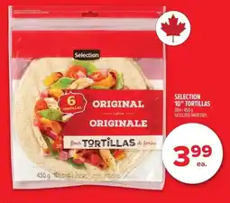 Metro Selection tortillas offer