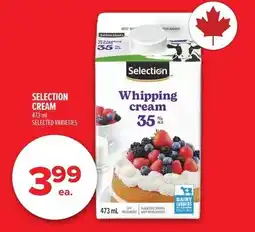 Metro Selection cream offer
