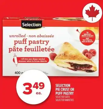 Metro Selection pie crust or puff pastry offer