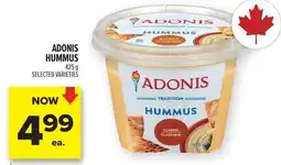 Metro Adonis hummus offer