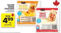 Metro Selection natural sliced cheese offer