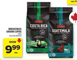 Metro Irresistibles ground coffee offer