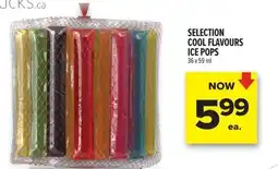 Metro Selection cool flavours ice pops offer