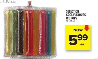 Metro Selection cool flavours ice pops offer
