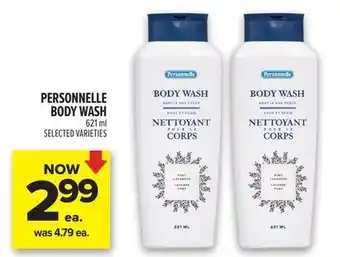 Metro Personnelle body wash offer